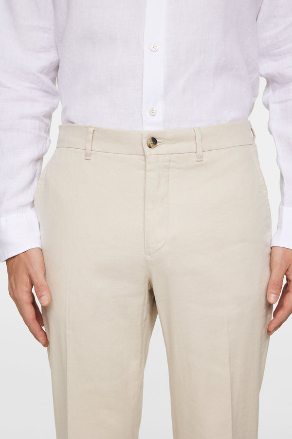 Lois C Linen Stretch Pants / Moonbeam