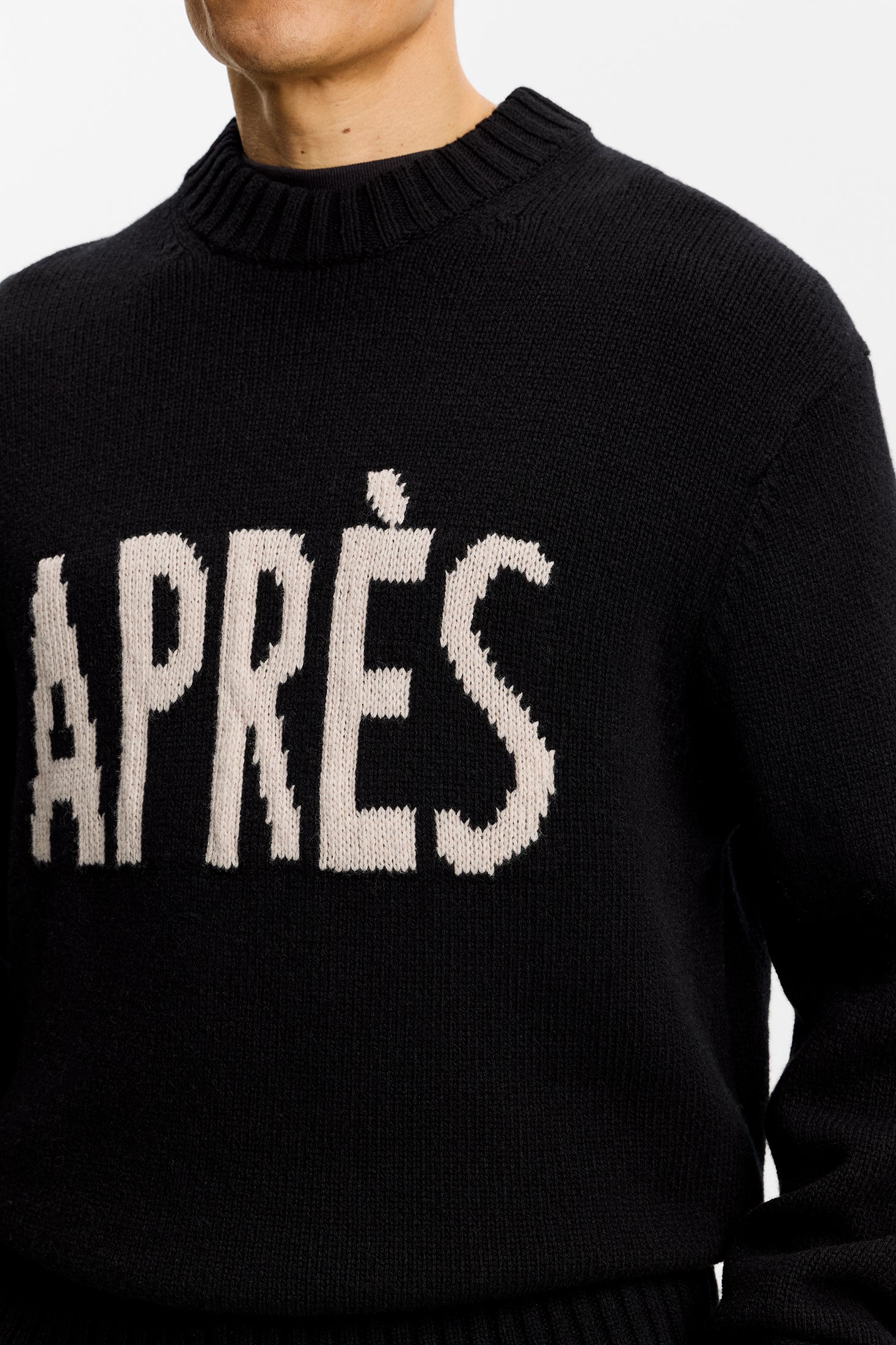 Fabian Graphic Knit Sweater / Black – J.Lindeberg EU
