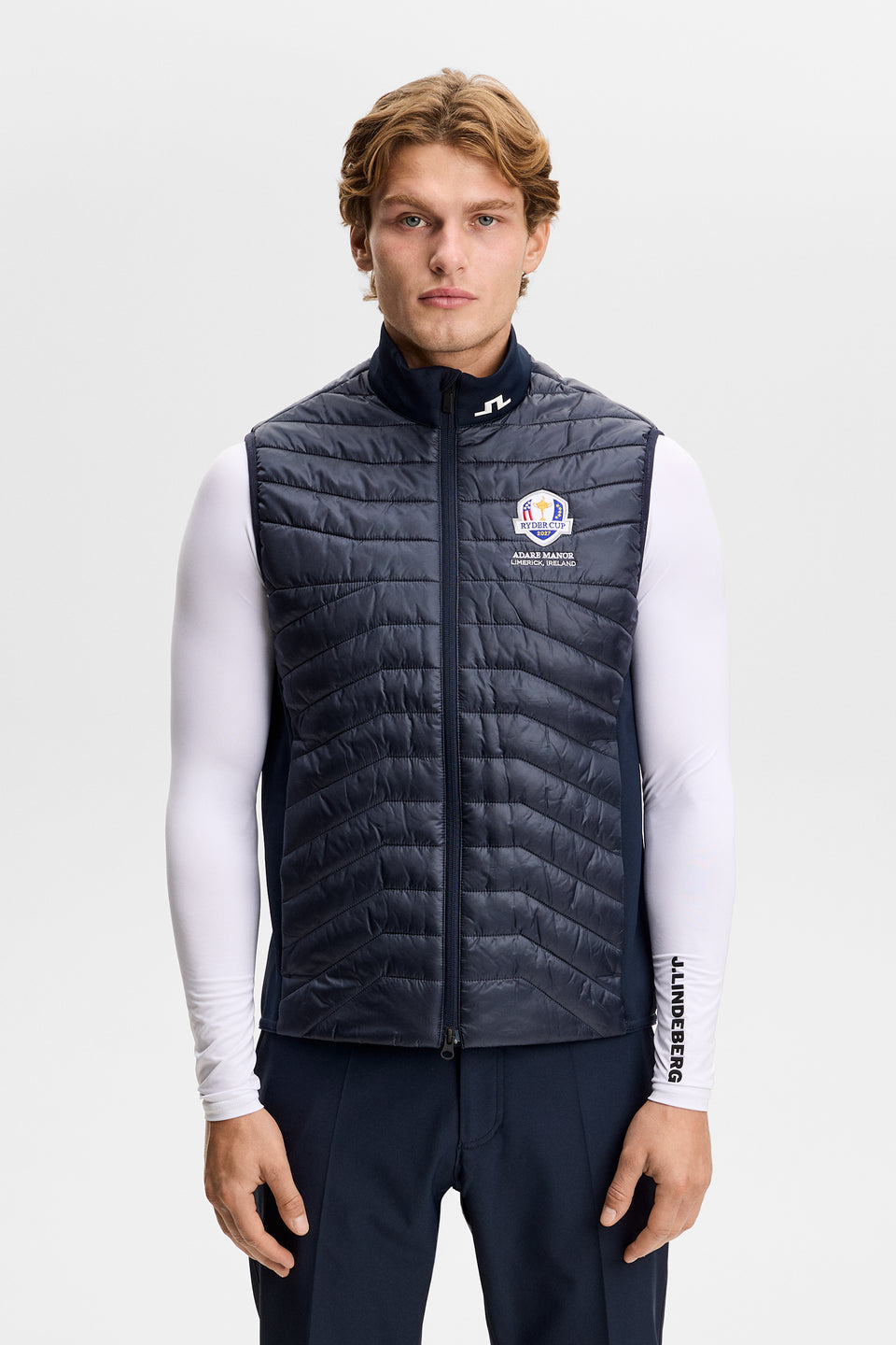 Heyden Quilt Hybrid Vest / JL Navy