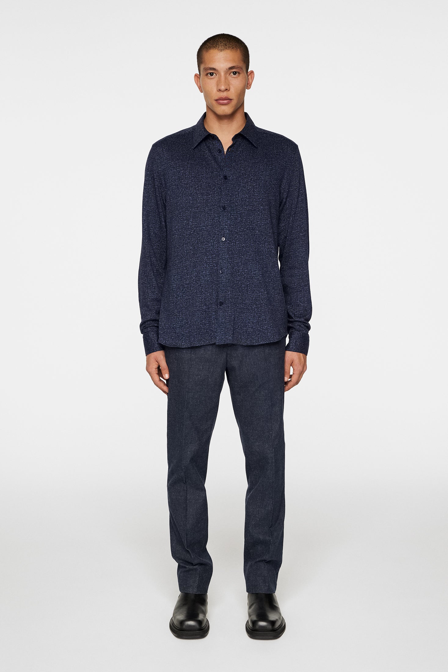 Marlon Jersey Shirt / JL Navy | J.Lindeberg Official