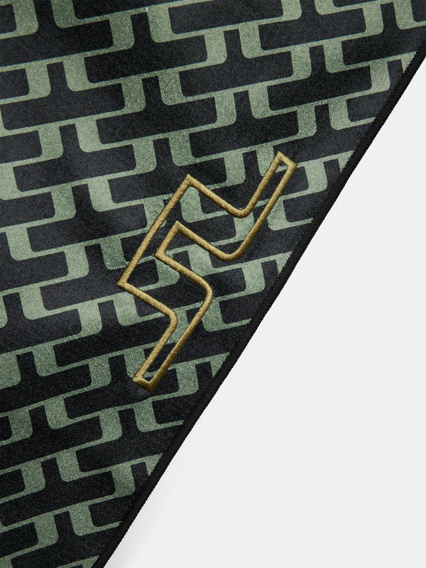 JL Print Towel / Tour Geo Olive S