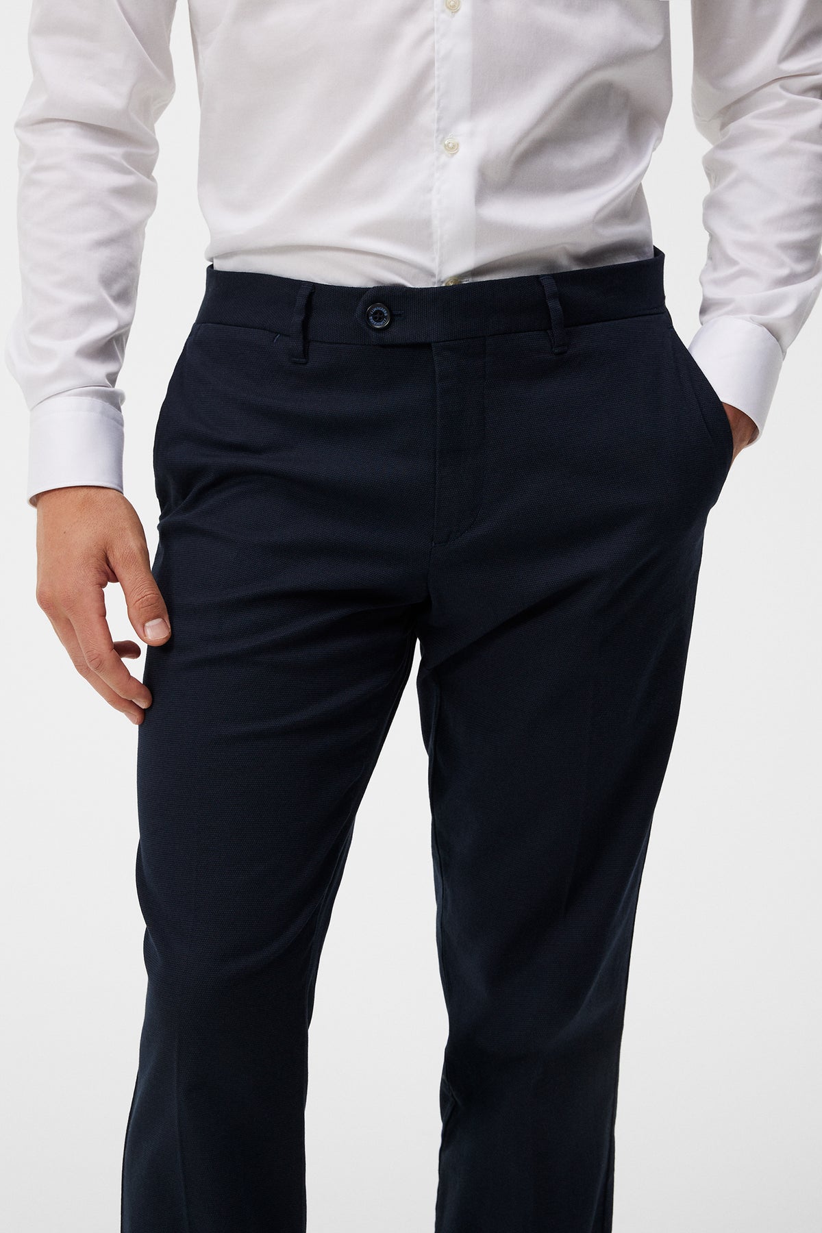Grant Micro Texture Pants / JL Navy