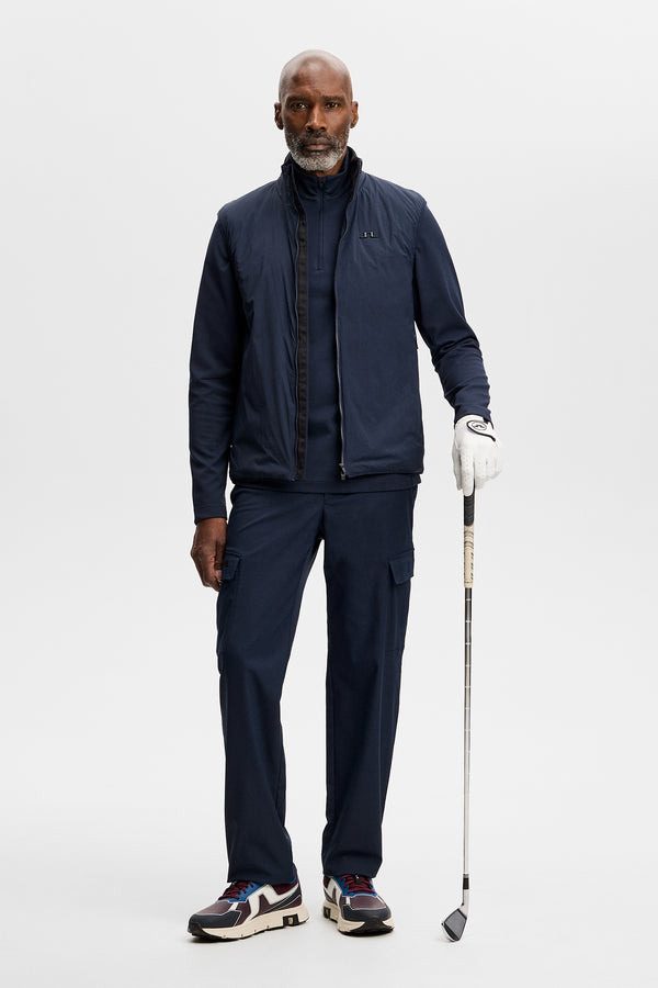 Leon Quarter Zip Mid Layer / JL Navy