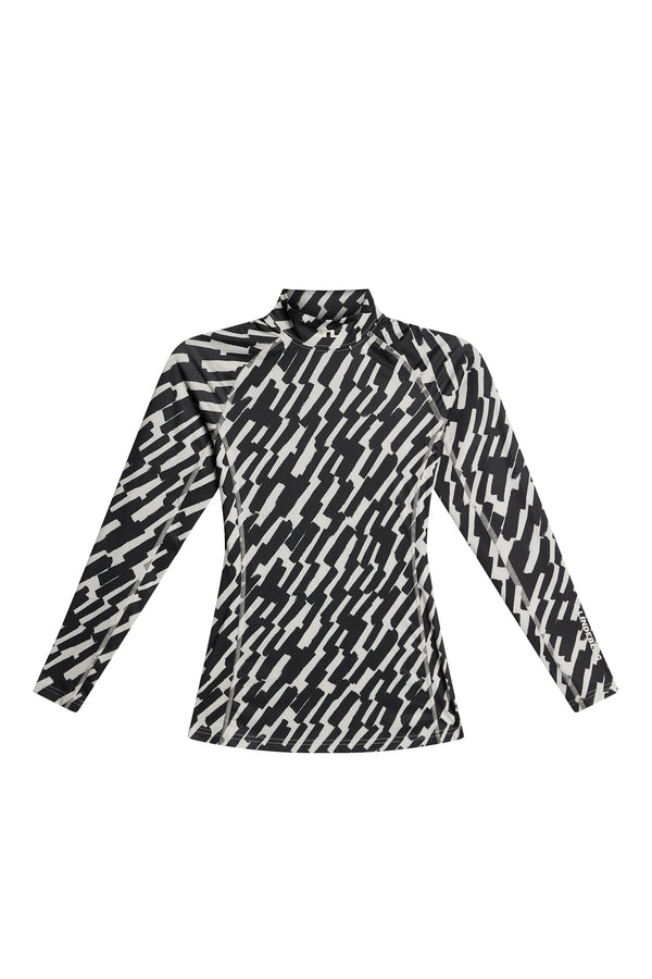 Ella Print Compression Top / Oak Moonbeam M