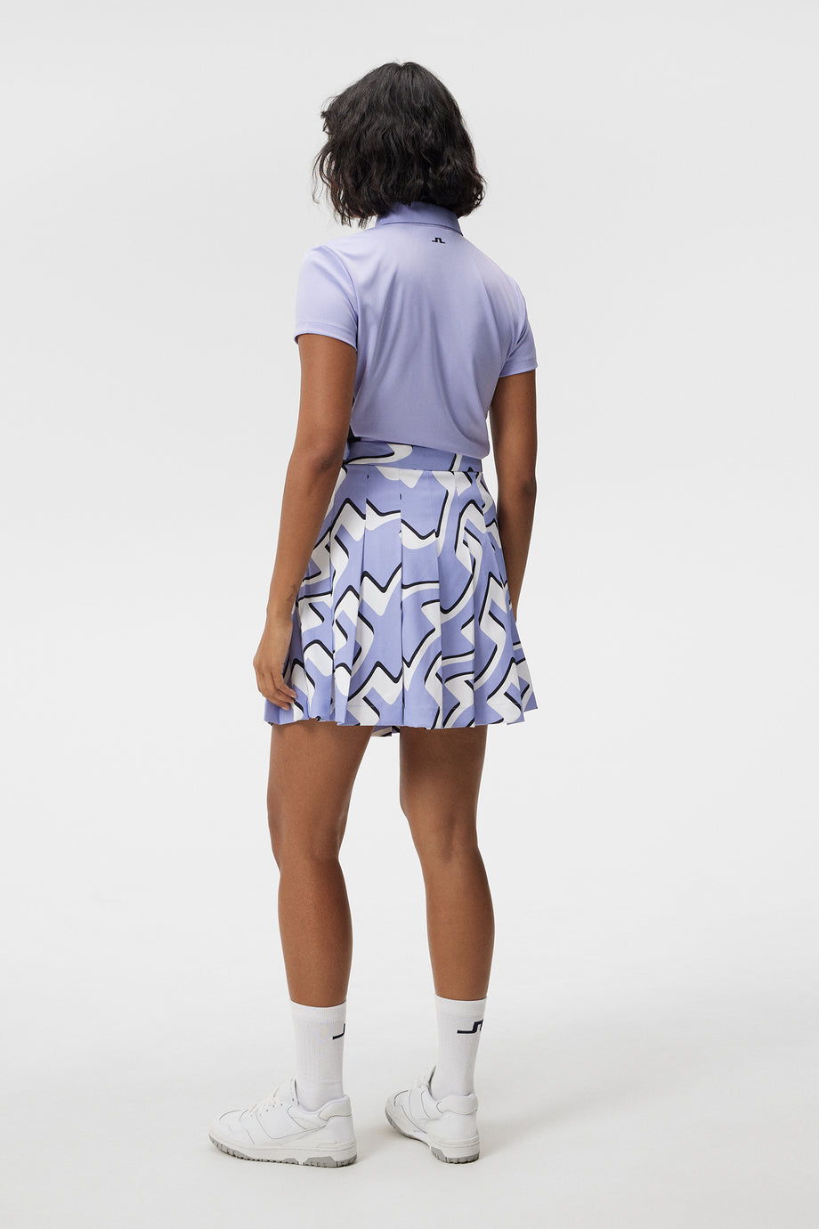 Adina Print Skirt / Bridge Wave Sweet Lavender