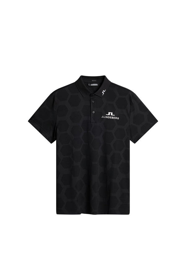 KV Tour Mesh Golf Polo / Causeway Black