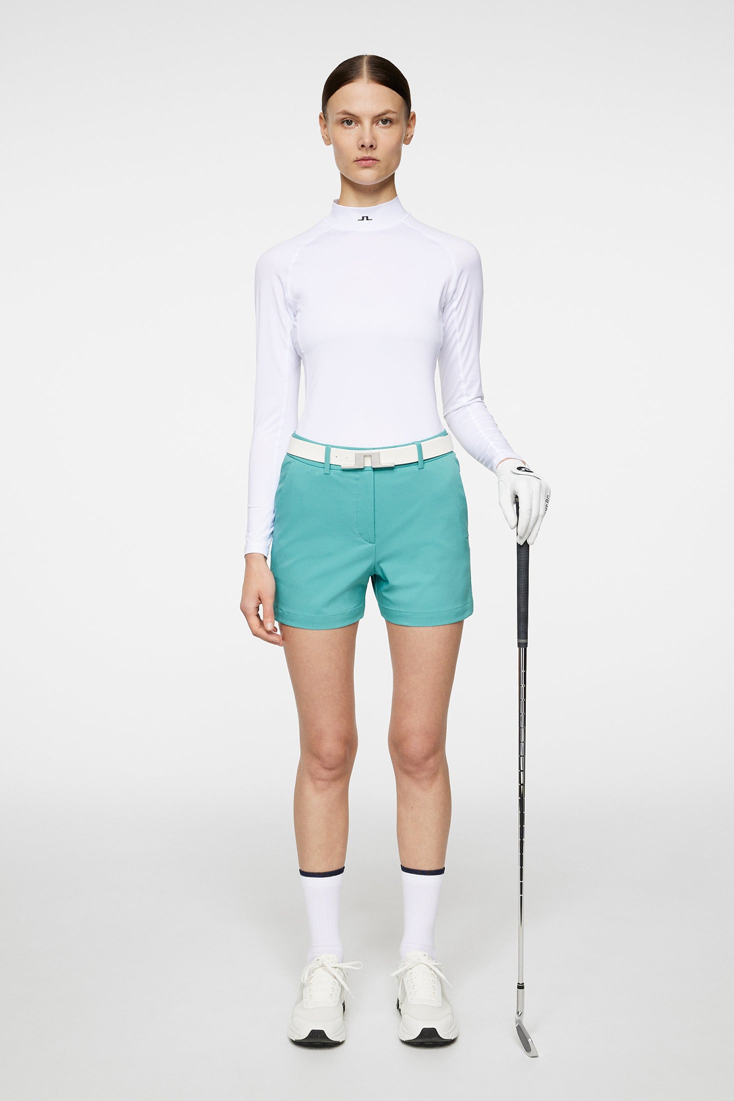 Gwen Shorts / Teal | J.Lindeberg Official