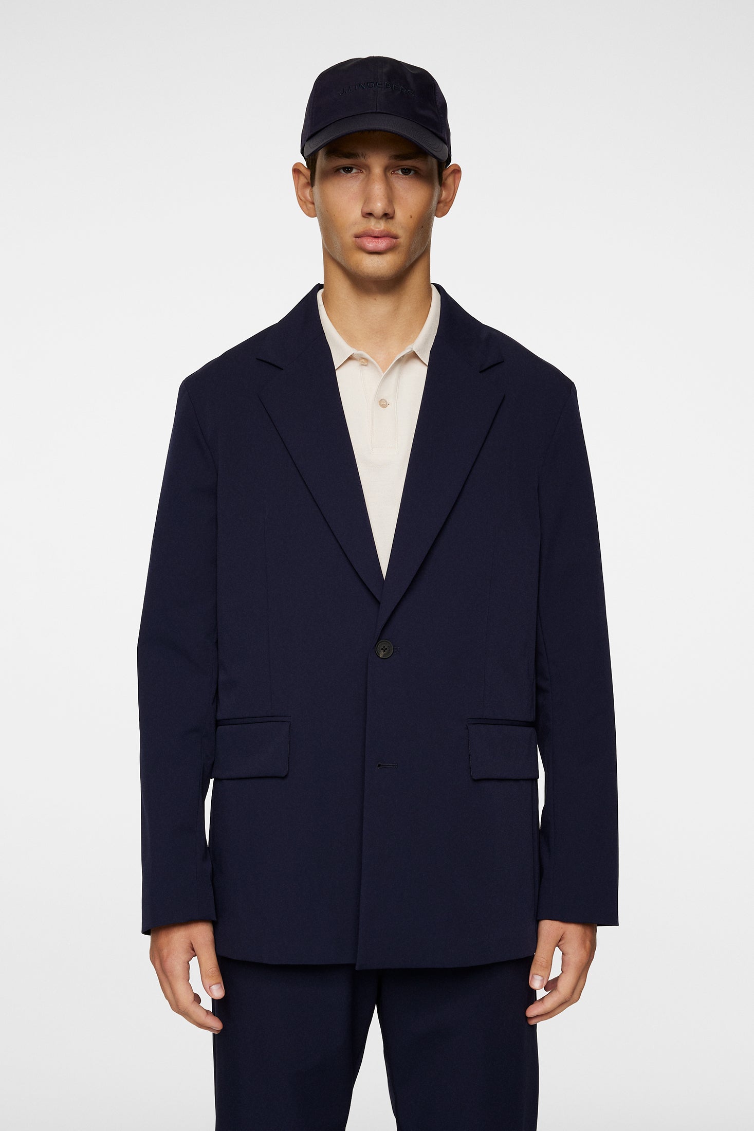 Andre U Tech Bi Stretch Blazer / JL Navy | J.Lindeberg Official