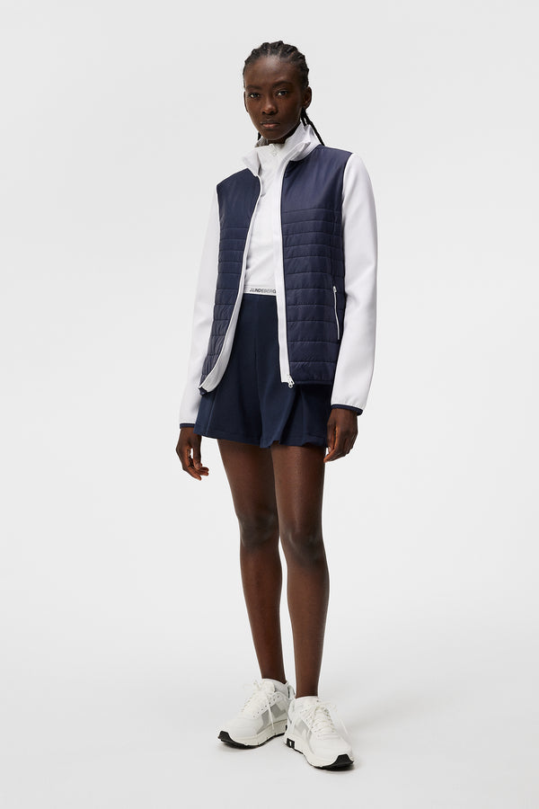 Martina Quilt Hybrid Jacket / JL Navy