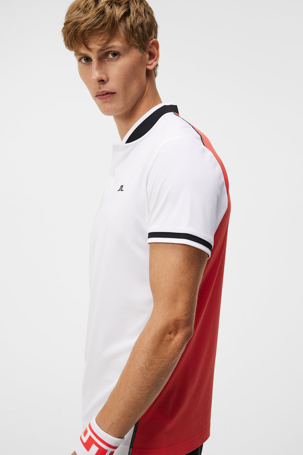 Jensen Regular Fit Polo / Hot Coral