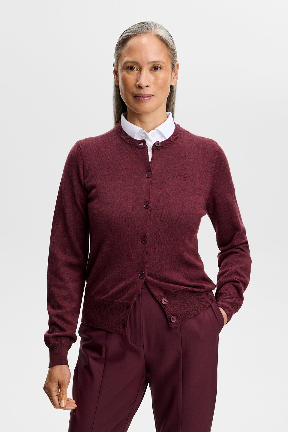 Joanna Knitted Cardigan / Winetasting