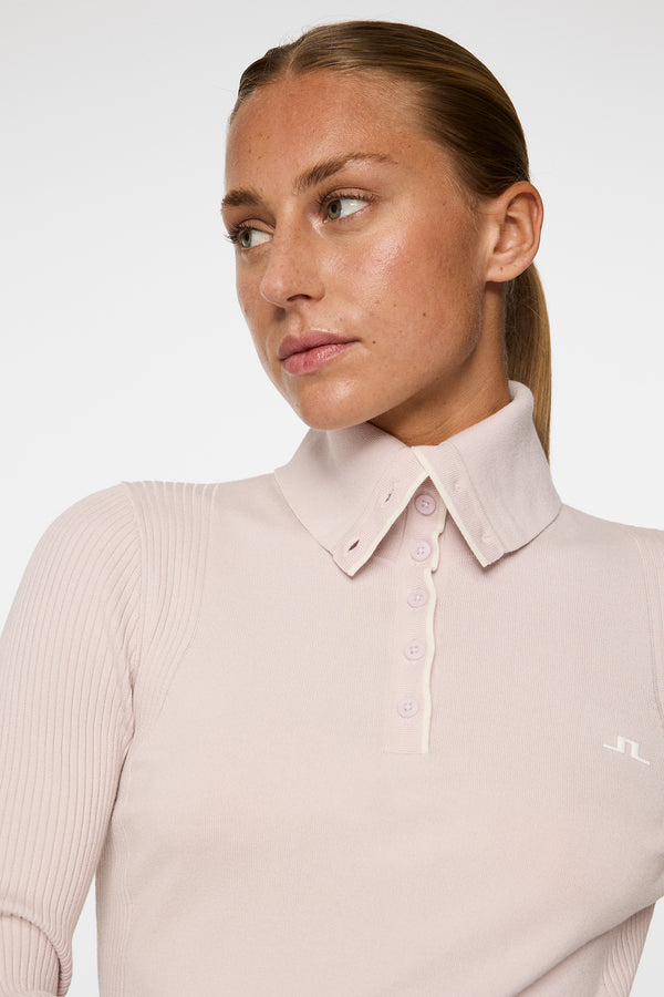 Leonie Knitted Shirt / Grey Lilac