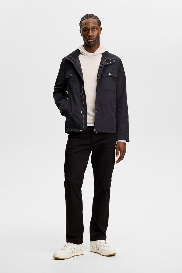 Kiyan Quarter Zip Sweater / Moonbeam Melange