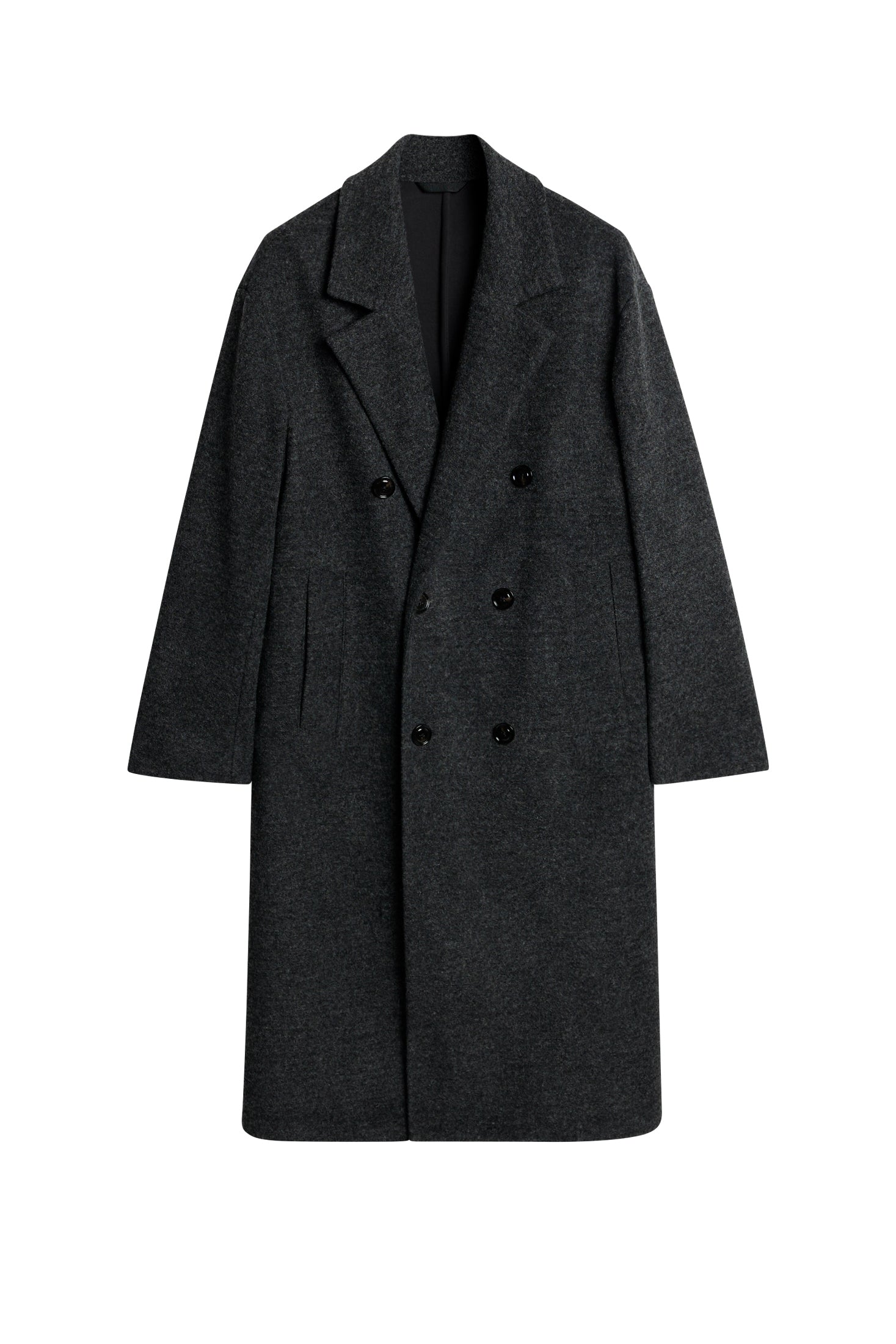 Willy Bonded Wool Coat / Dark Grey Melange – J.Lindeberg EU