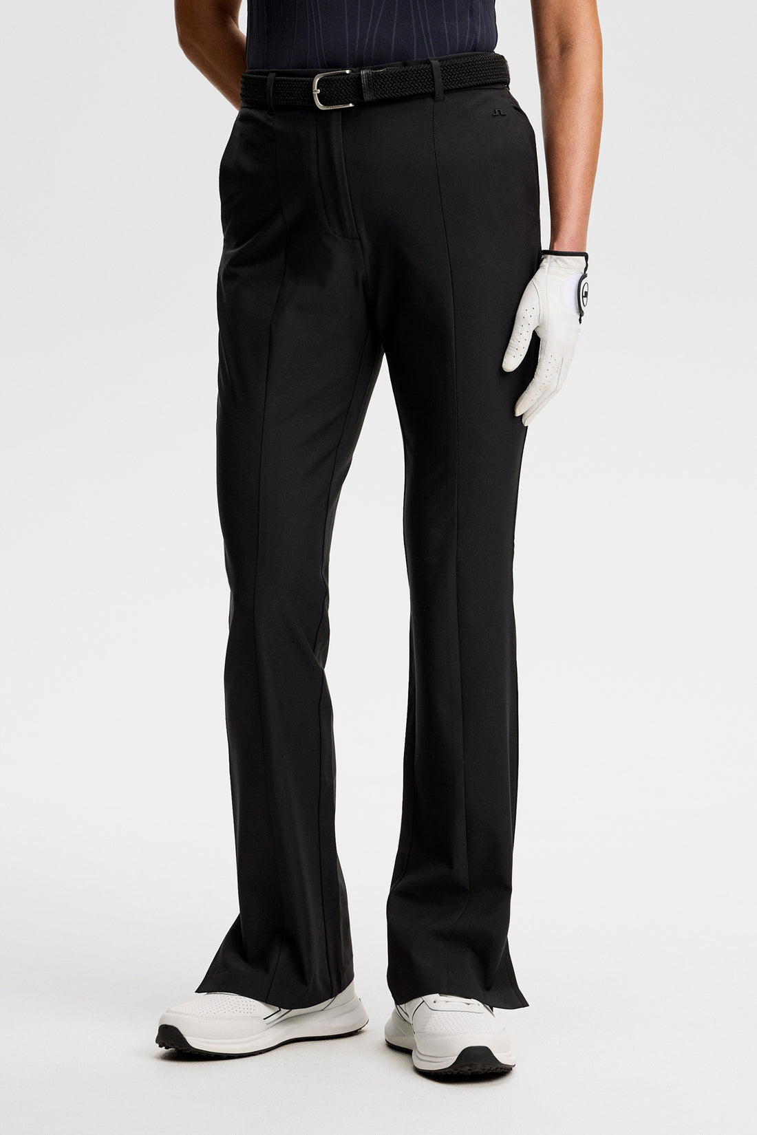 women's black flare dress pants Pant / recycled water Color:Black Fabric V. Chapman Women's Cassia 36 High rise with