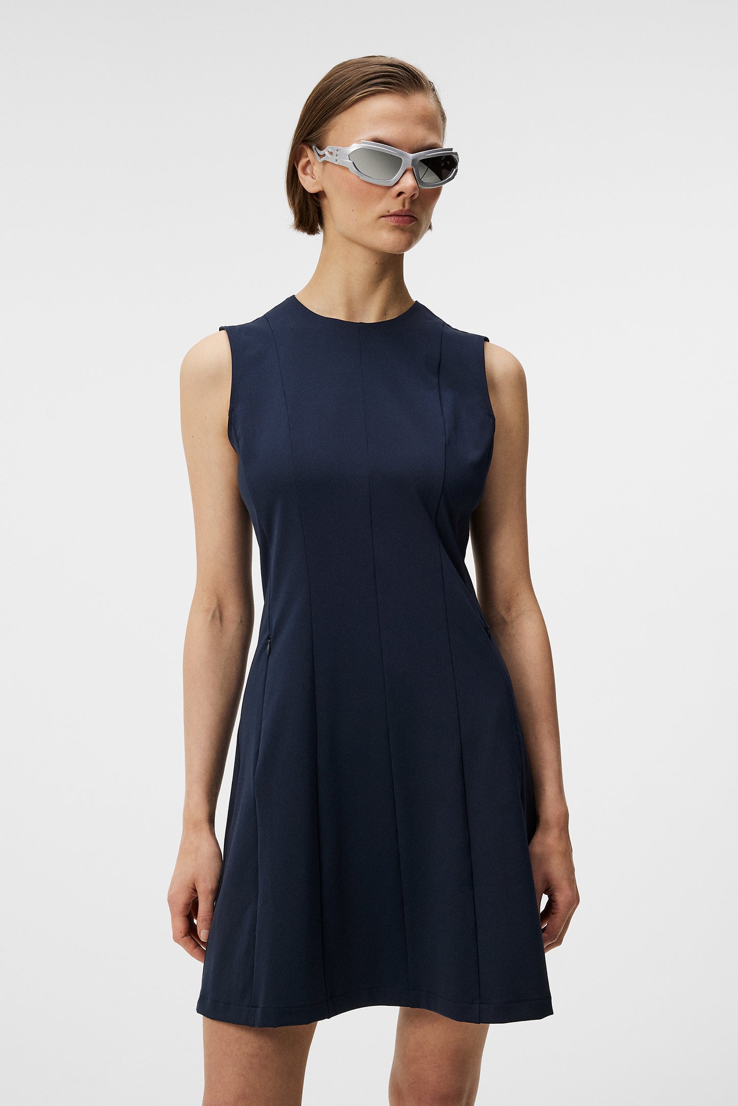 Jasmin Dress / JL Navy