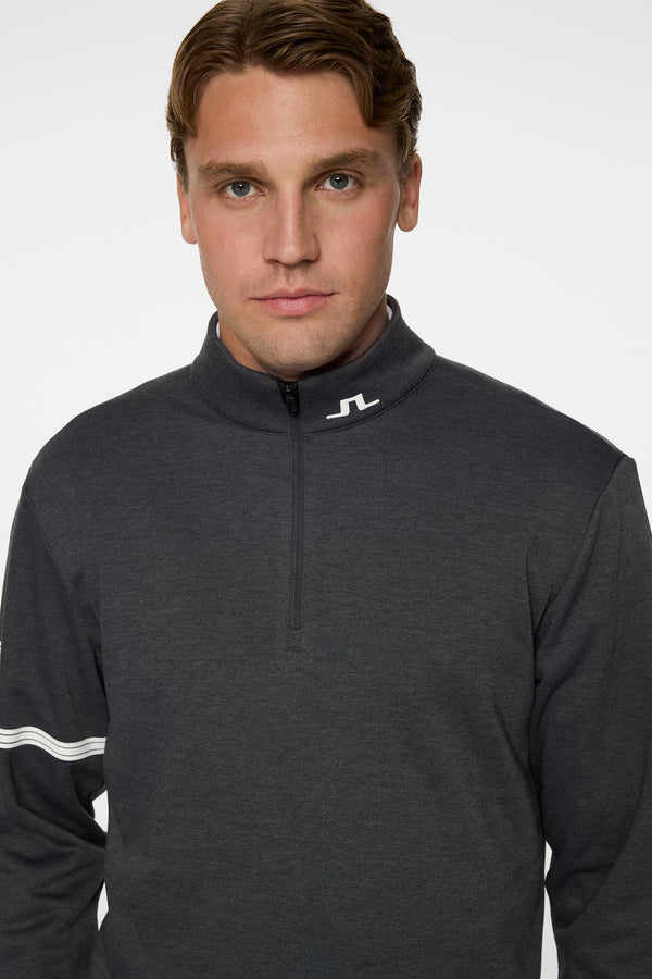Heath Strike Mid Layer / Asphalt and Black Melange