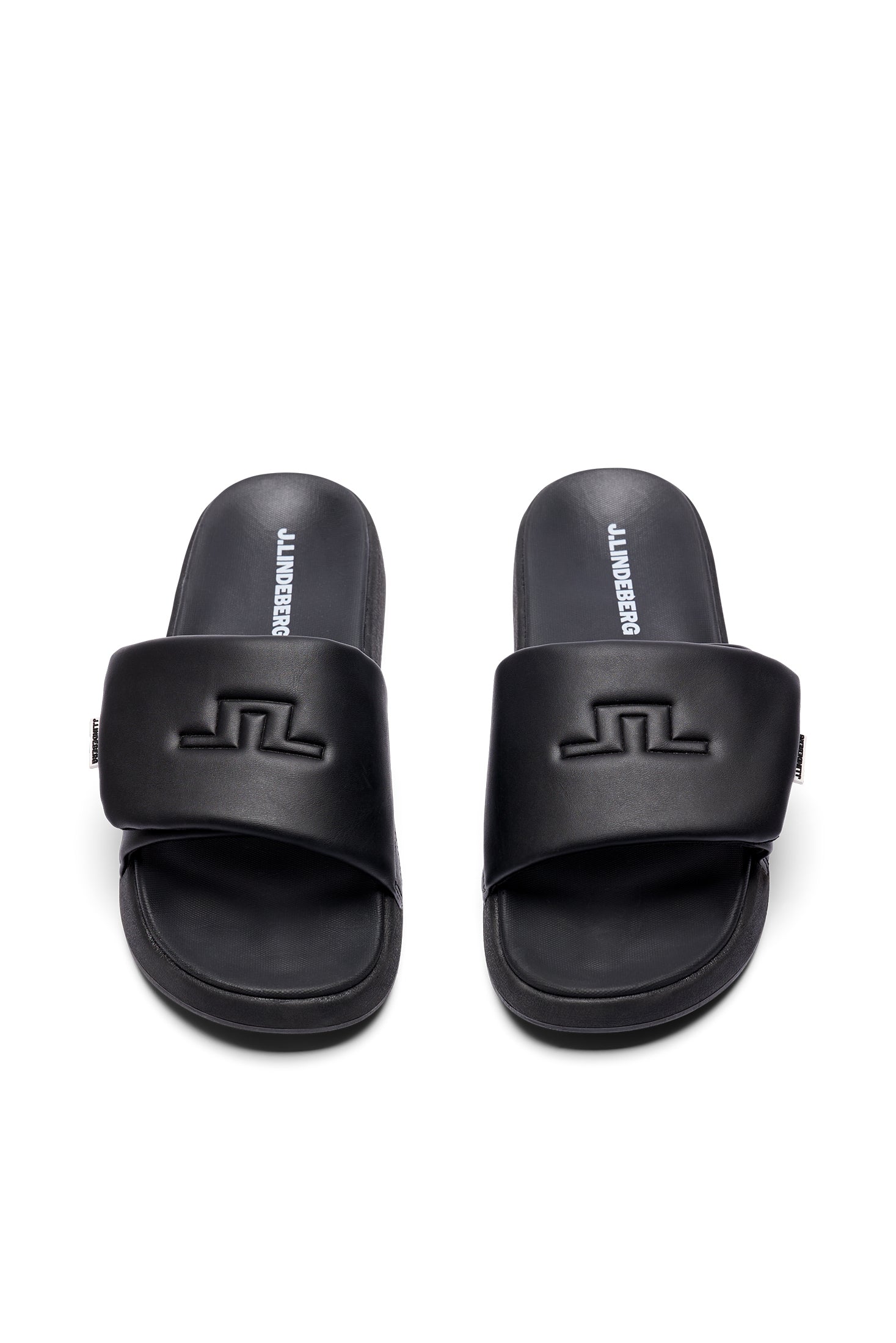 J.LINDEBERG 073-68301 定価14,300円　新品タグ付き Bridge Logo Slides / Black – J.Lindeberg EU