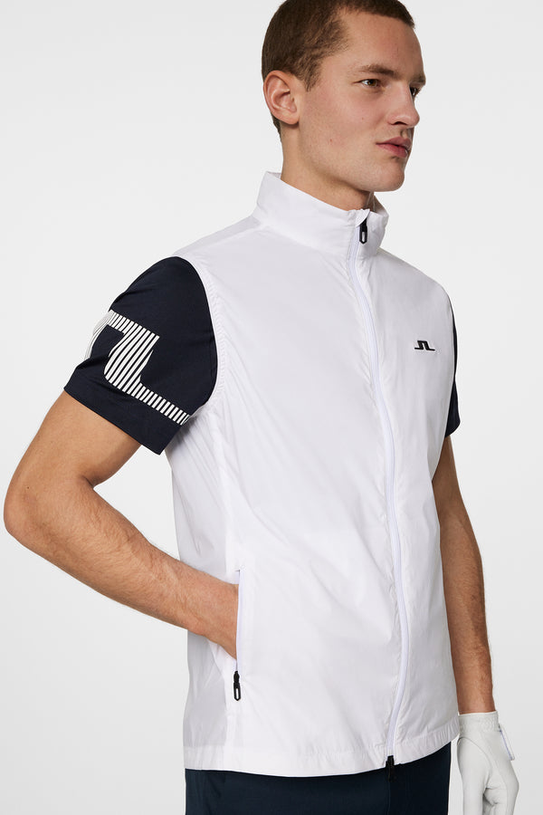 Ash Light Packable Vest / White