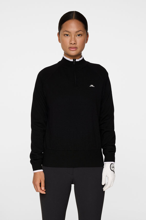 Ruth Windbreaker Sweater / Black