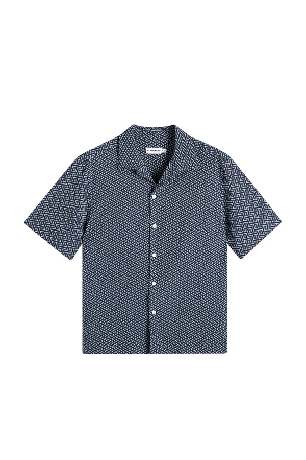 Donso Geo Resort Shirt / Ladder Estate Navy S