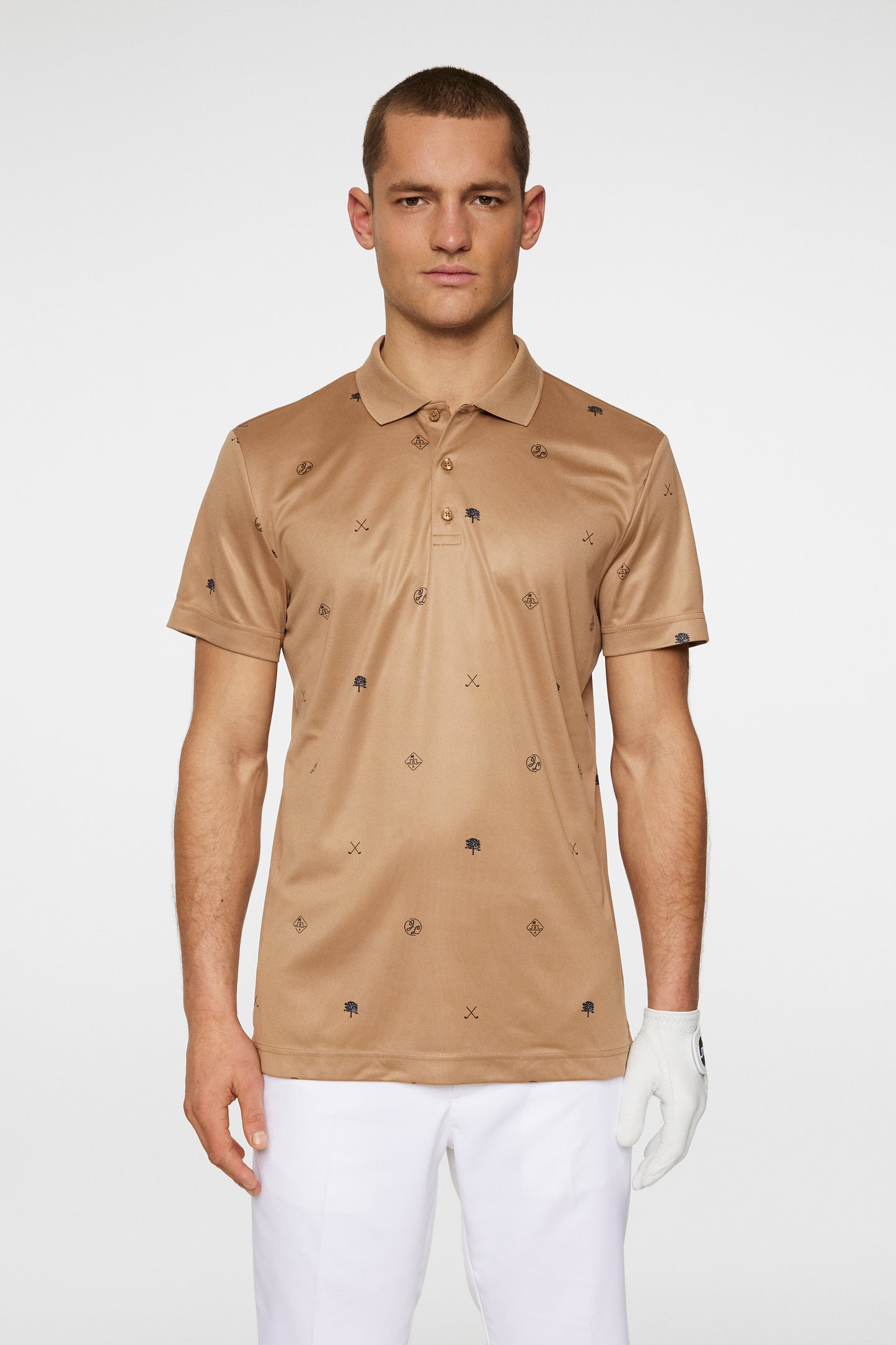 Club House Motif Polo / Golf Micro Tigers Eye S