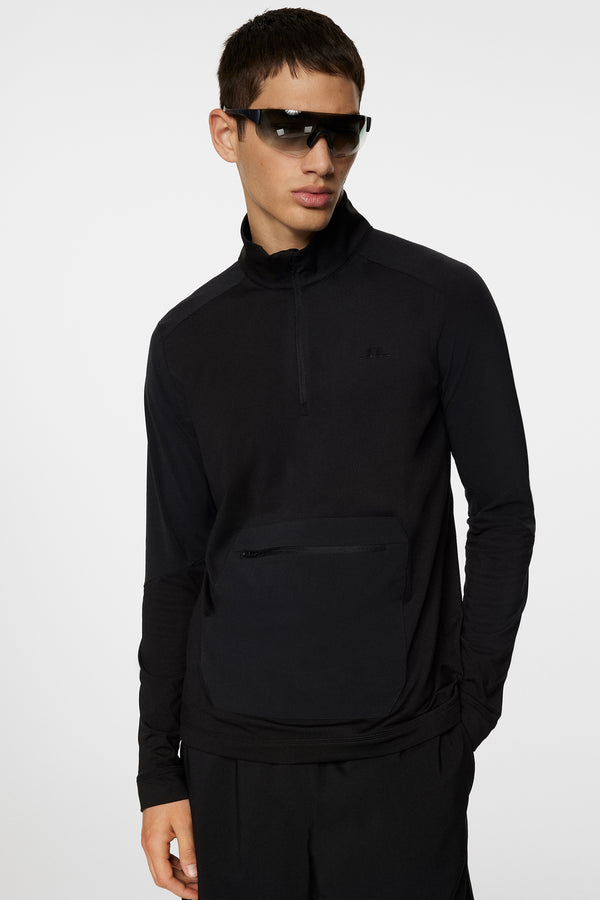 Matias Zip Mid Layer / Black