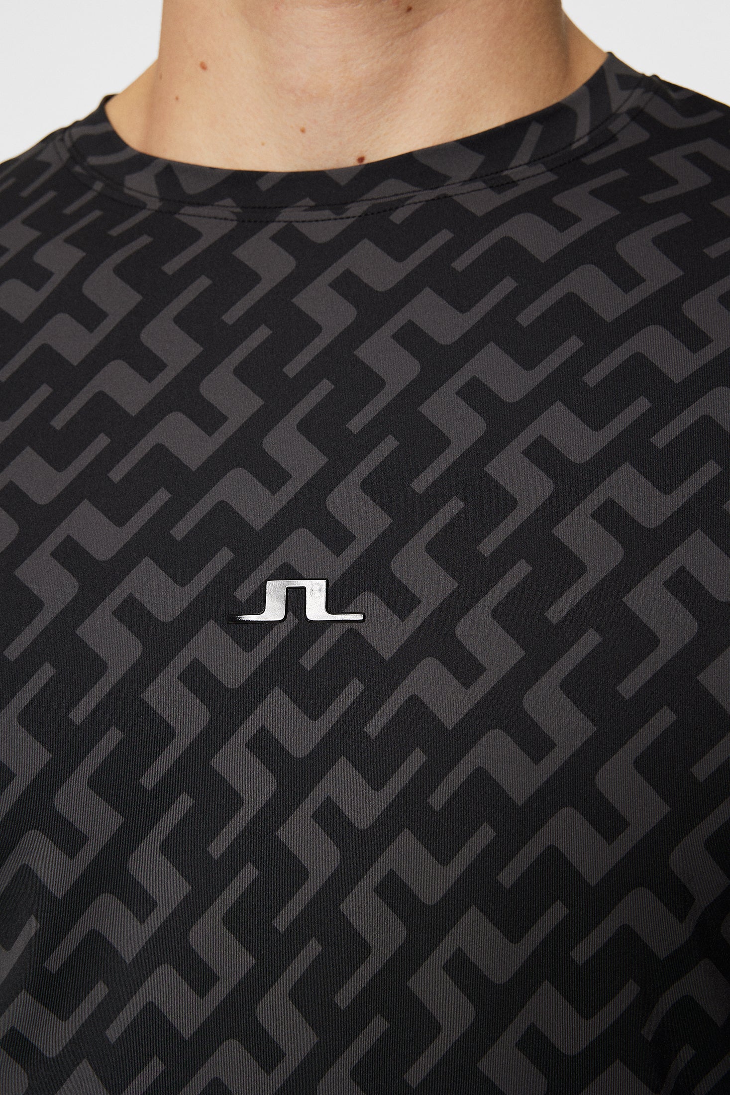 Thor Long Sleeve Printed / Bias Bridge Black – J.Lindeberg Thor Long Sleeve Printed / Bias Bridge Black – J.Lindeberg