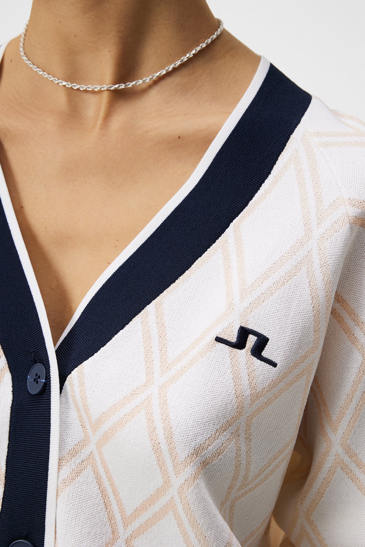 Thorina Knitted Cardigan / White