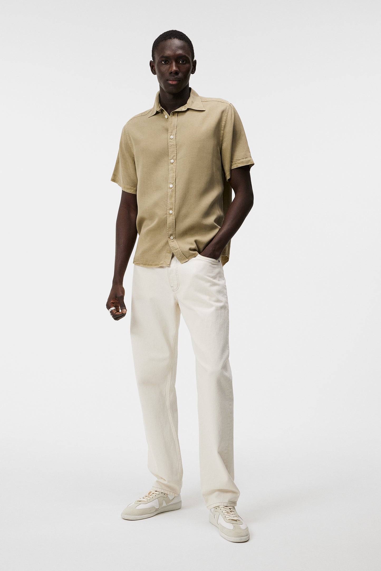 Comfort Tencel SS Reg Shirt / Aloe – J.Lindeberg