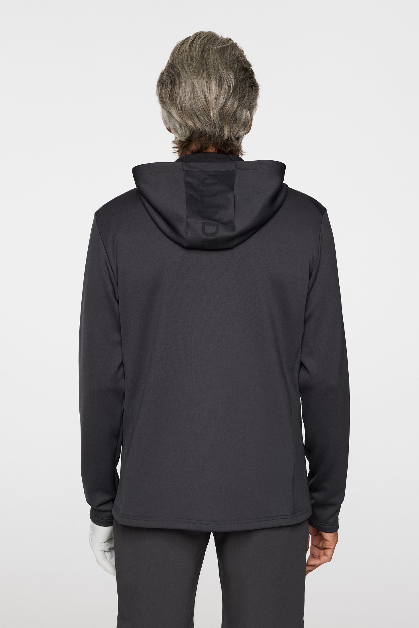 Aerial Full Zip Hood / Asphalt – J.Lindeberg EU