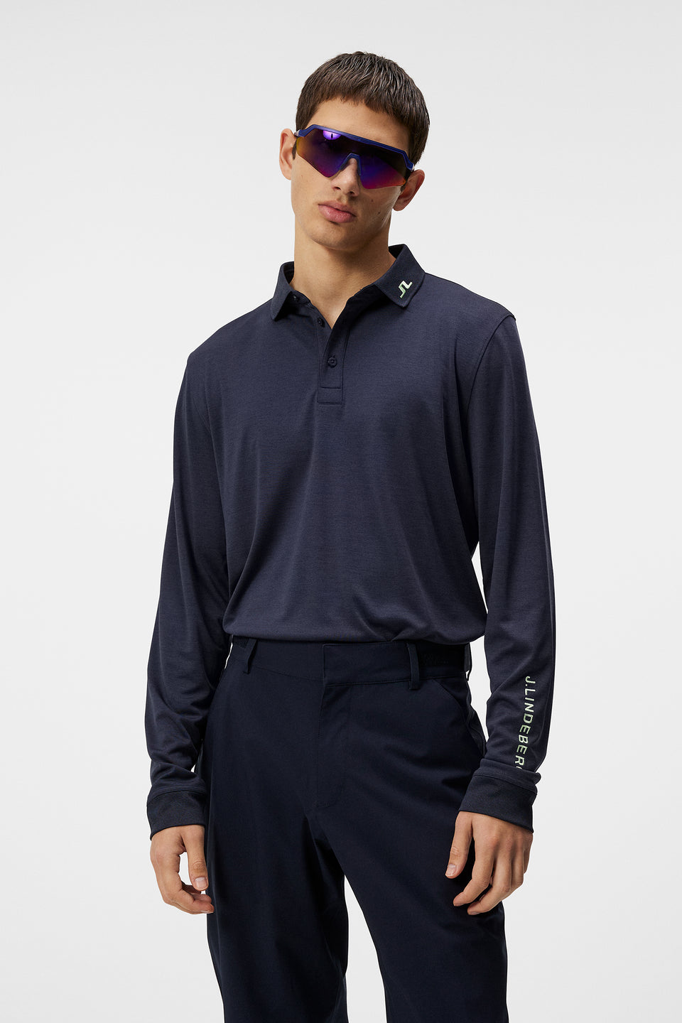 Tour Tech Long Sleeve / Navy Melange