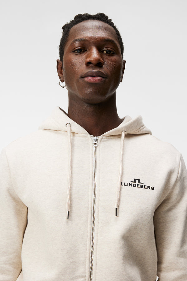 Alpha Zip Hood / Beige Melange