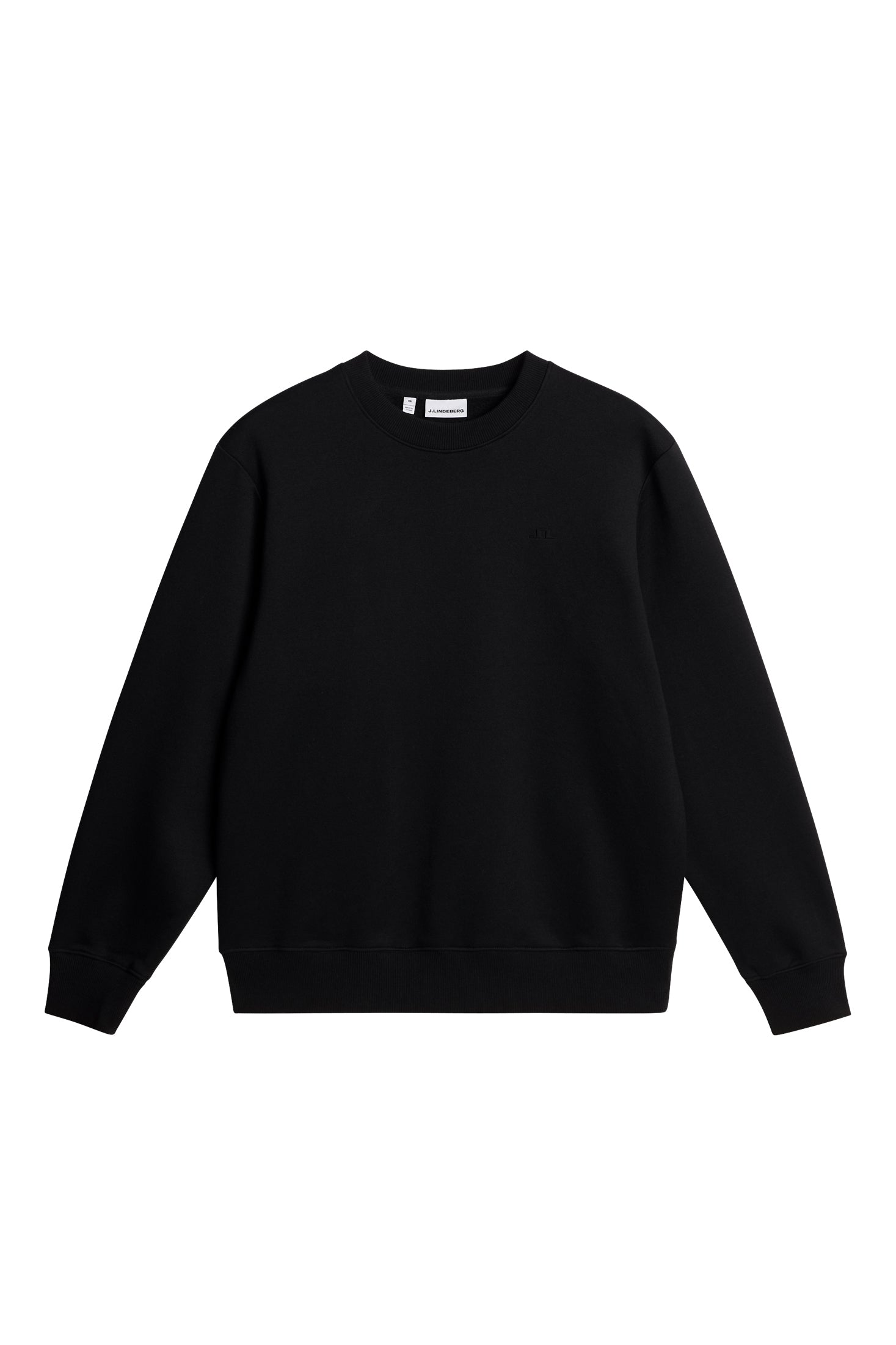 Alpha Crew Neck / Black | J.Lindeberg Official