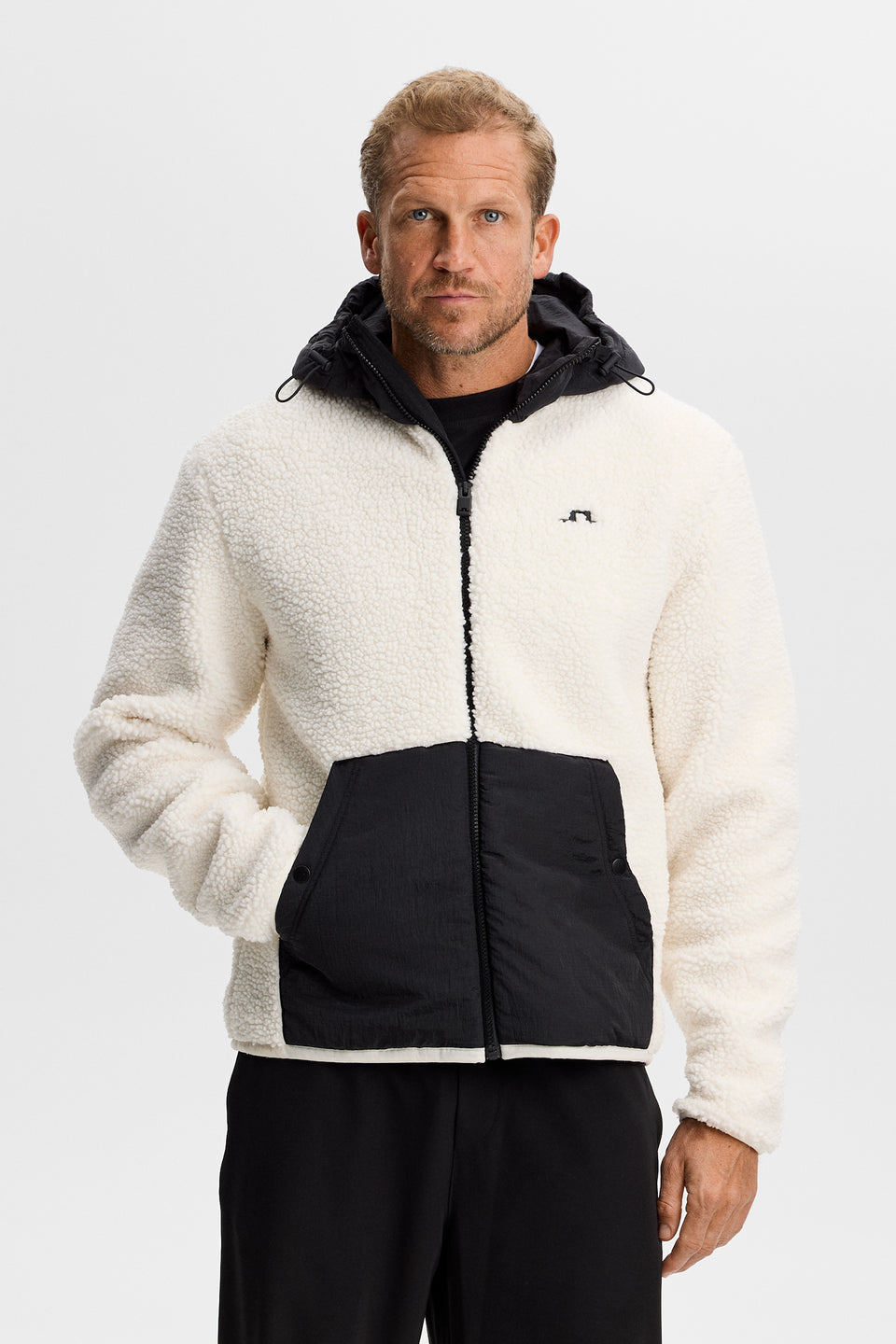 Varek Hybrid Zip Hood / Tofu