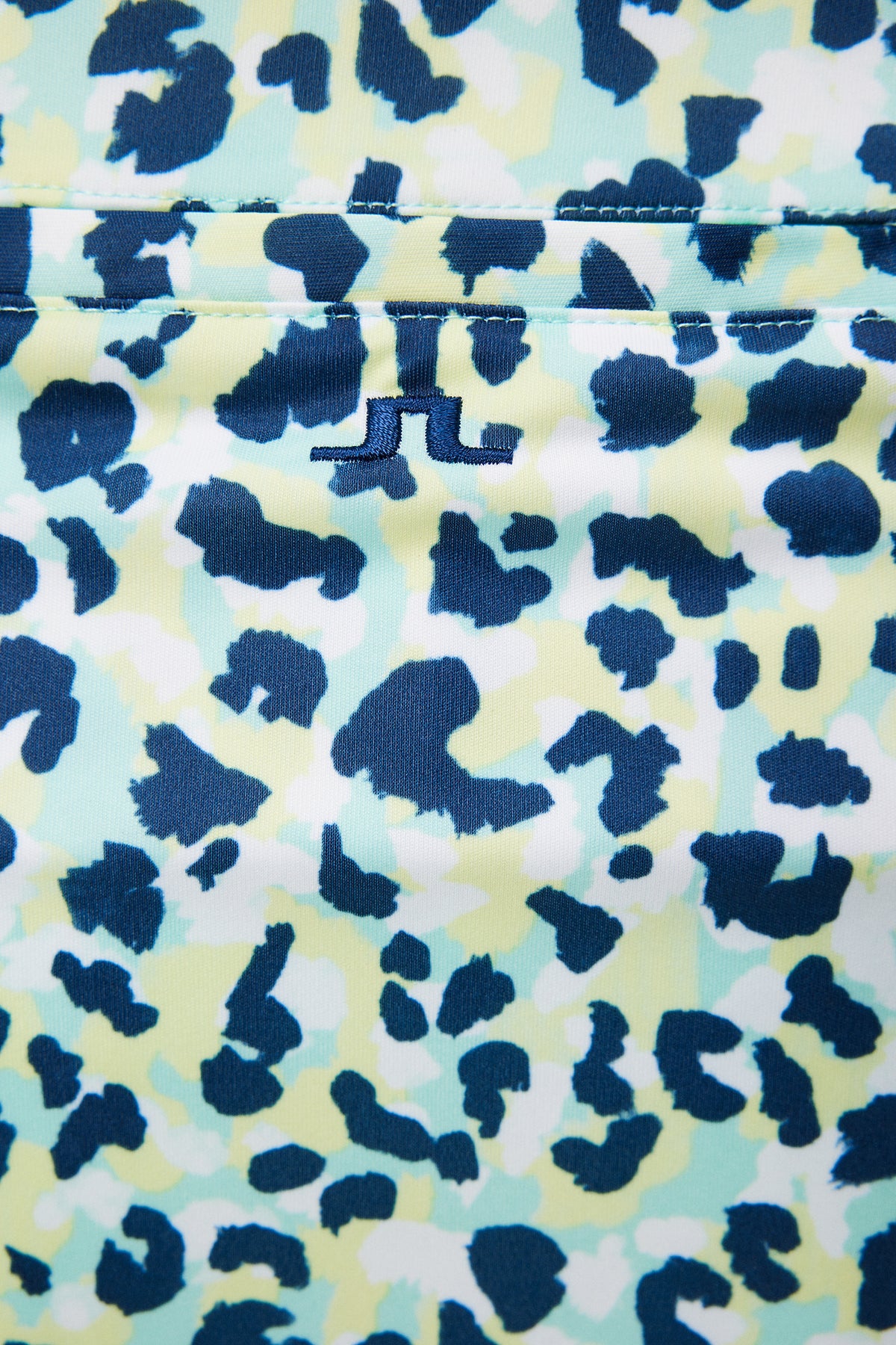 Amelie Mid Print Skirt / Leopard Aruba Blue