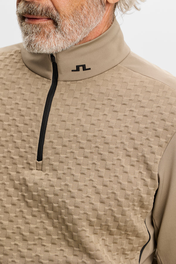 Lassy Quarter Zip Mid layer / Brindle