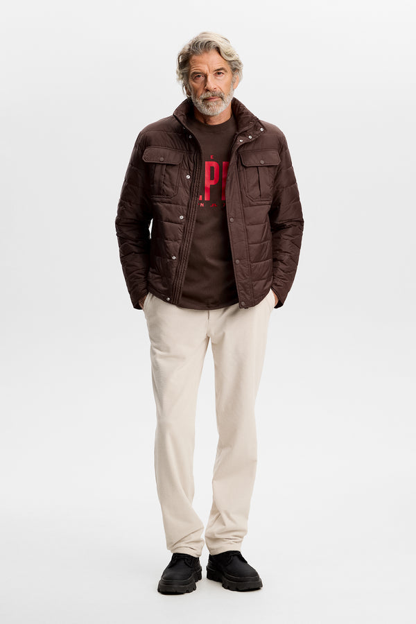 Hale Heavy Logo T-shirt / Seal Brown