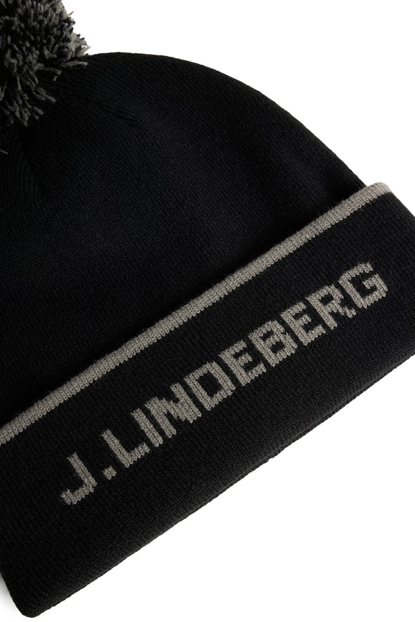 Stripe Beanie / Black