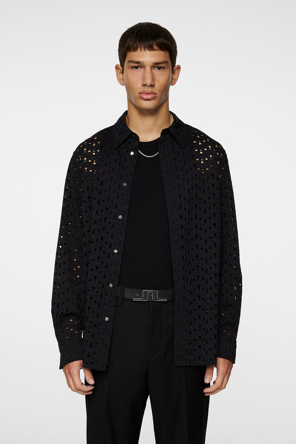 Reg Lace Shirt / Black
