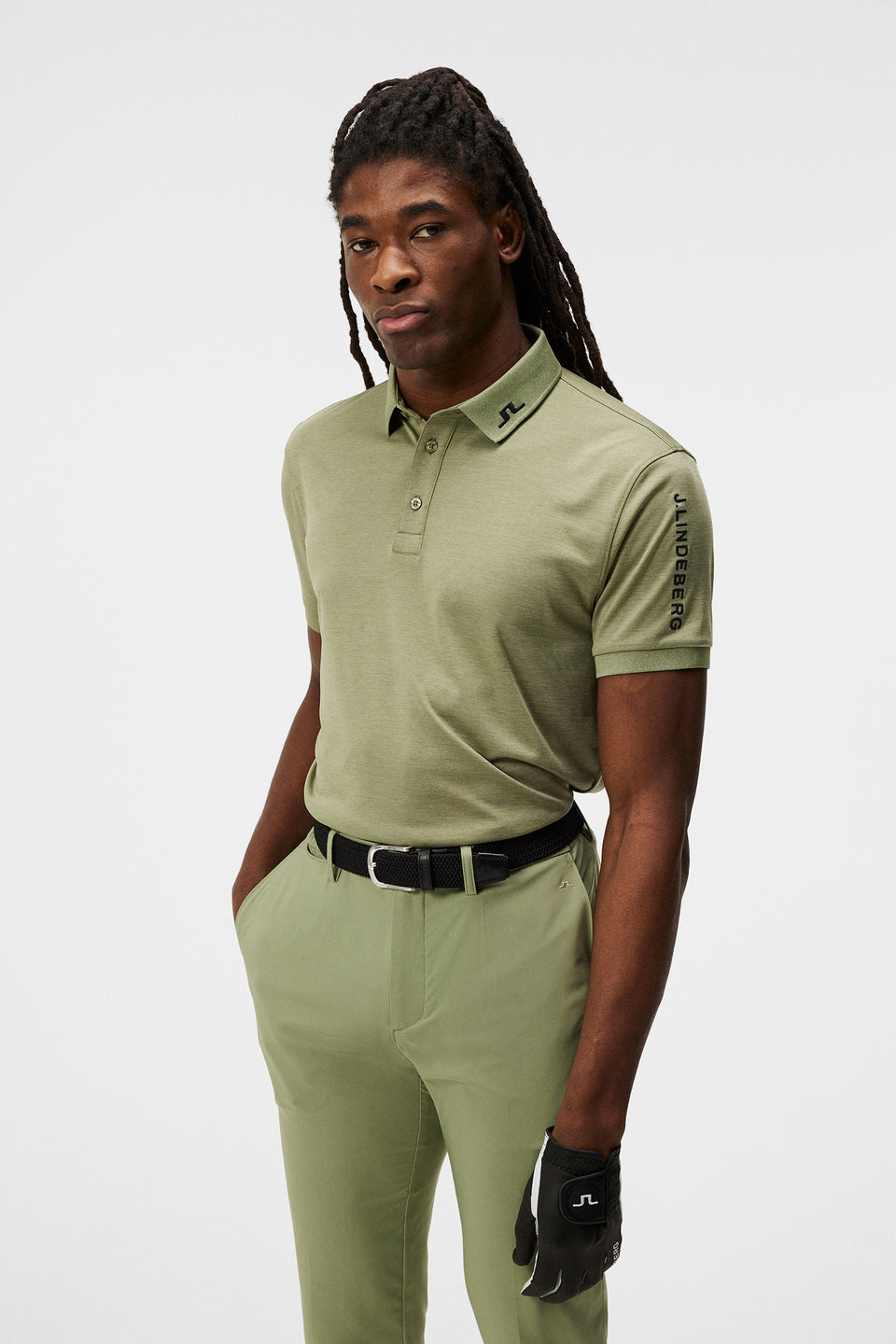 Tour Tech Reg Fit Polo / Deep Depths Melange