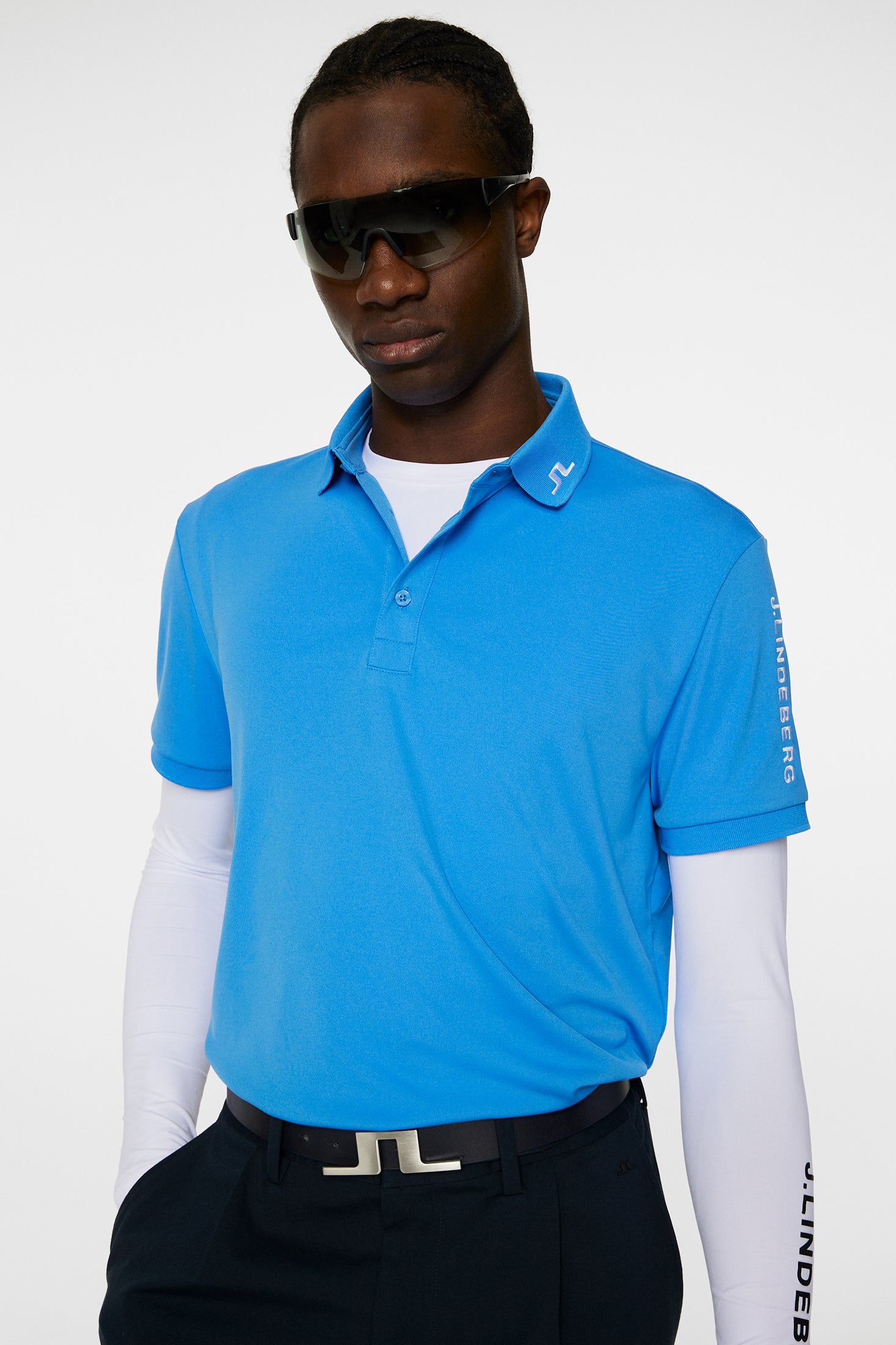 Tour Tech Polo / Sonic Blue – J.Lindeberg