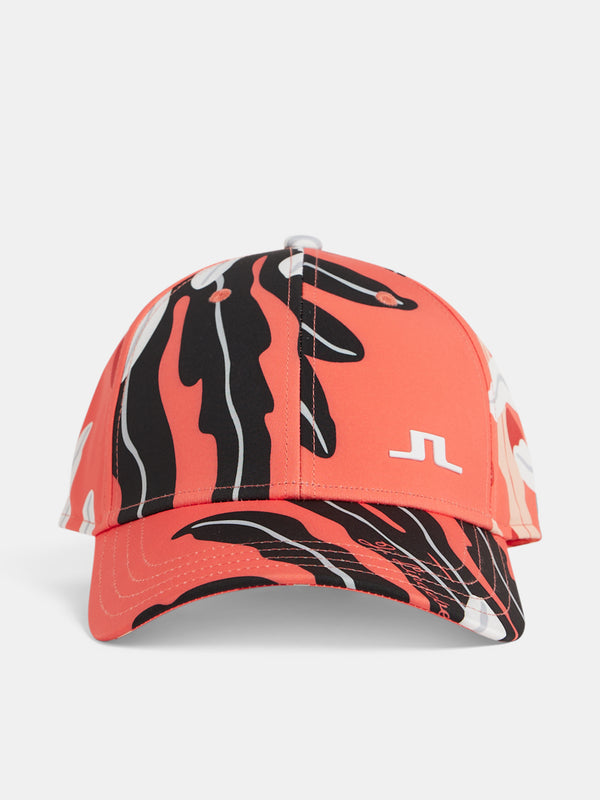 Asta Print Cap / Paradise Monstera Coral