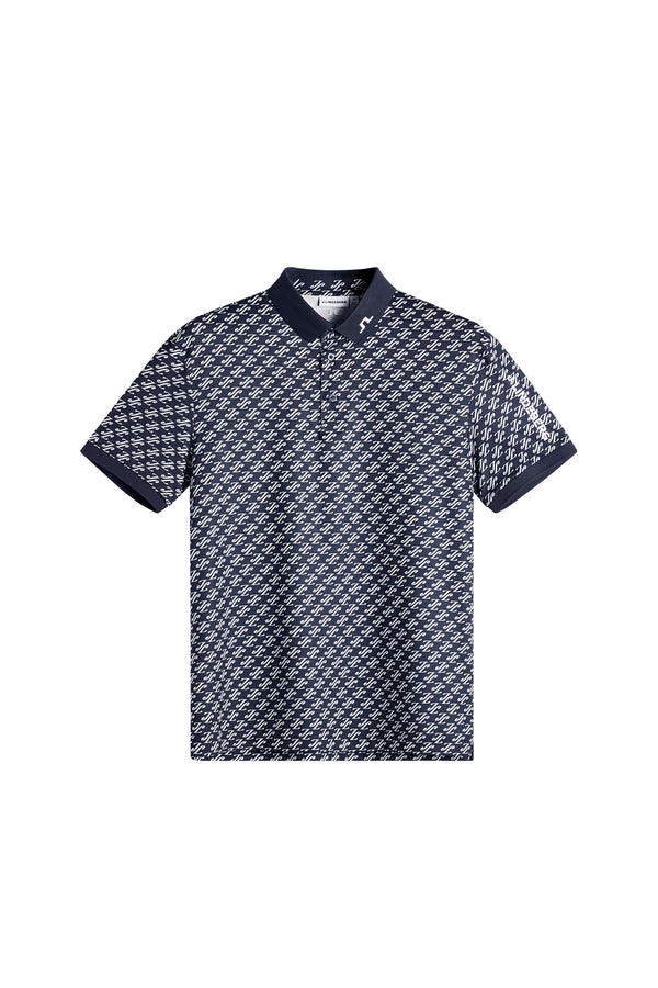 Tour Tech Print Polo / Bunker Fade Navy Set M