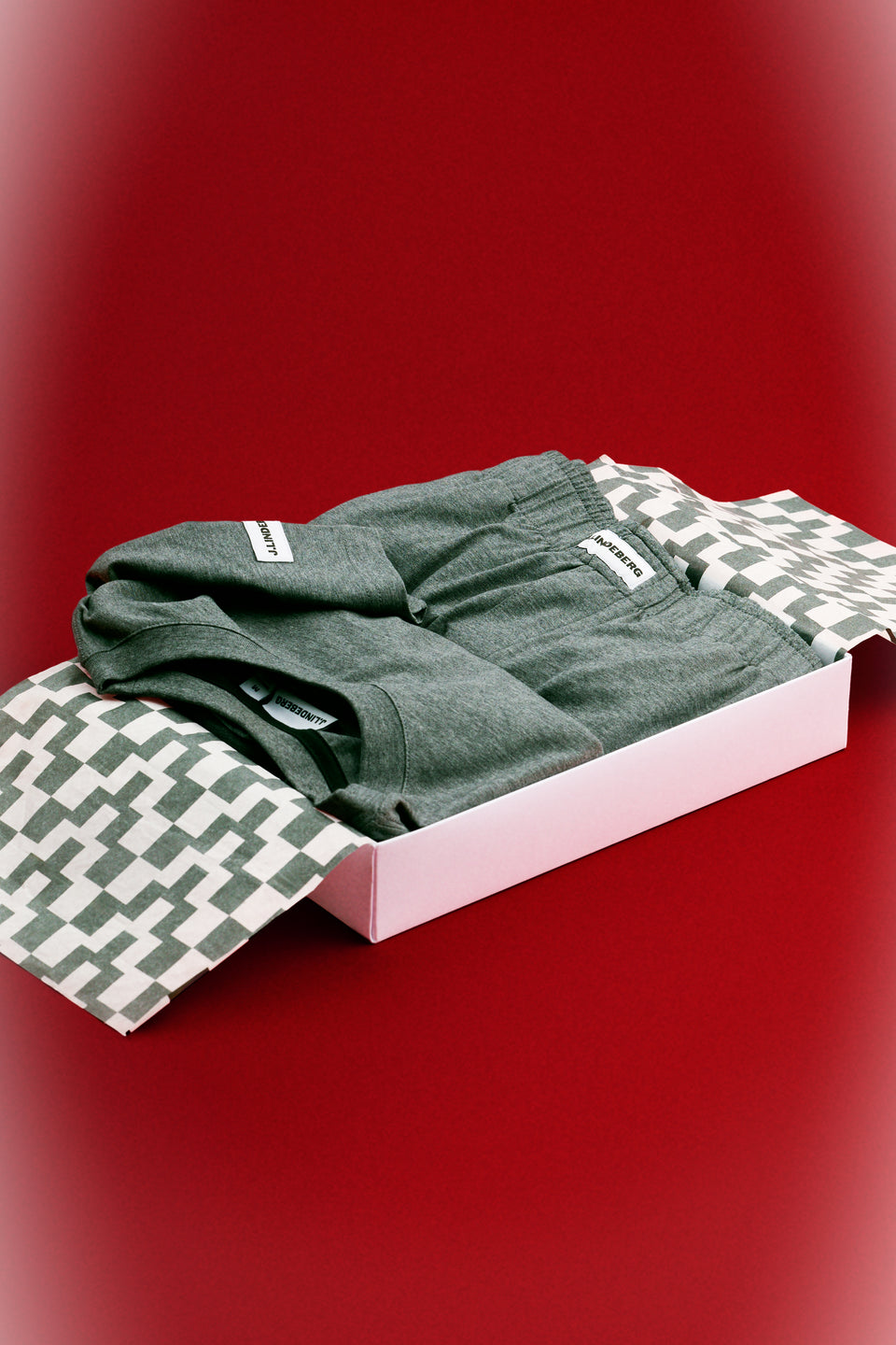 Pierce Pyjama Set / Dark Grey Melange