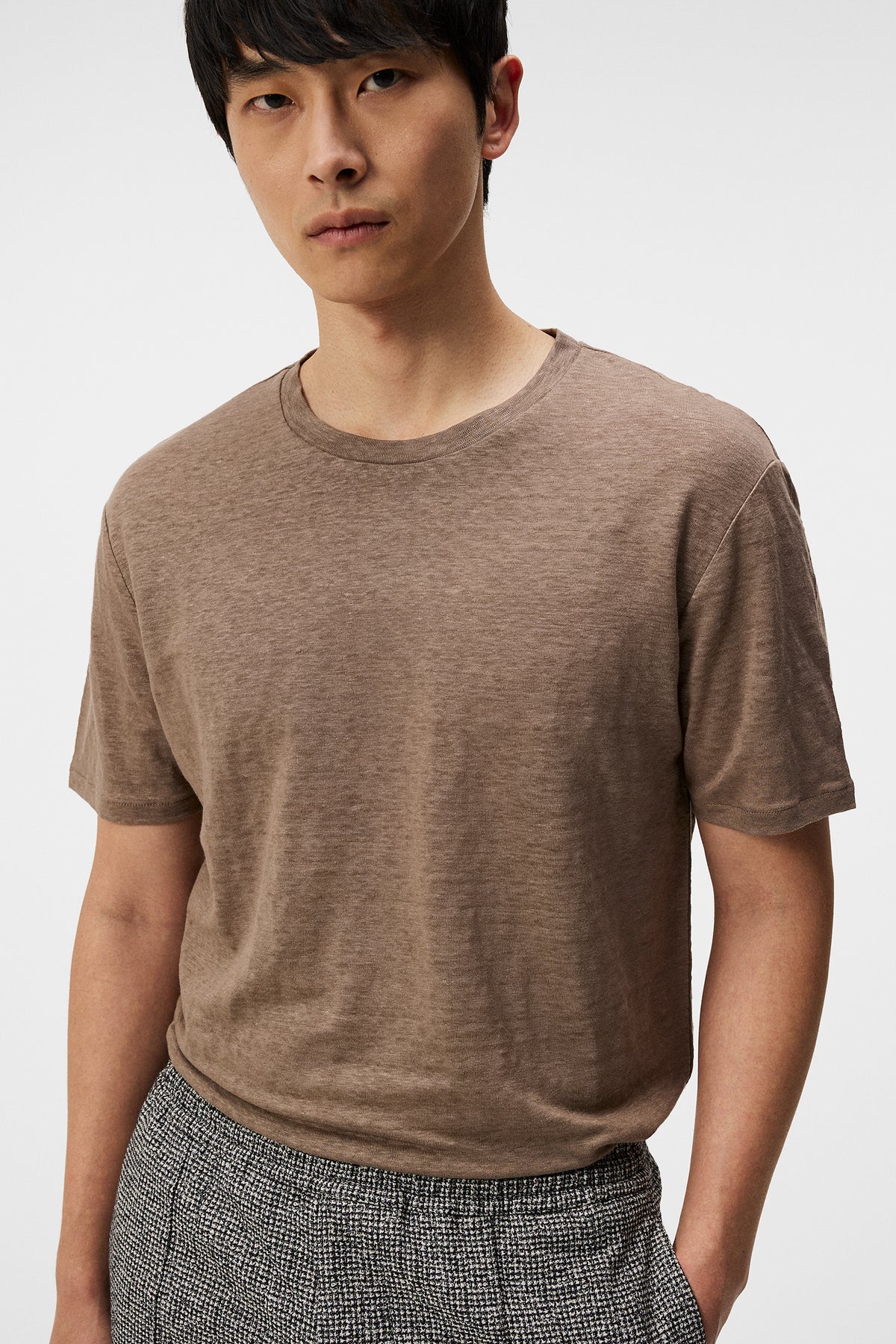 Coma Linen Tee / Walnut