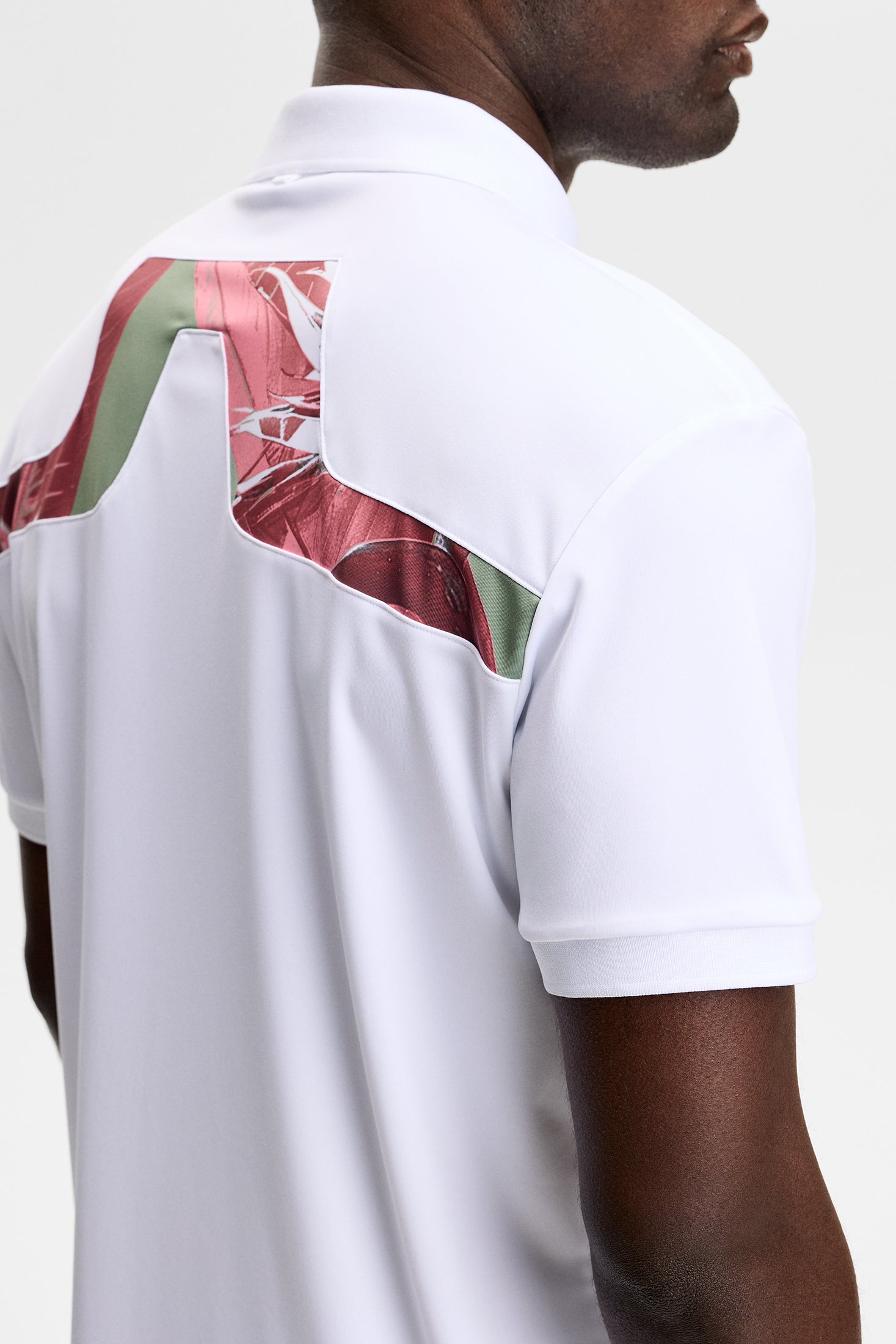 KV Print Polo / Paradise Hedge Green M | J.Lindeberg Official