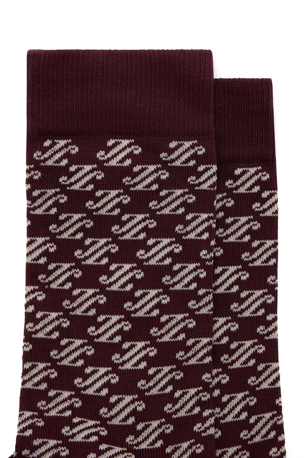 Haugton Argyle Sock / Cardi Jacquard S - Winetasting