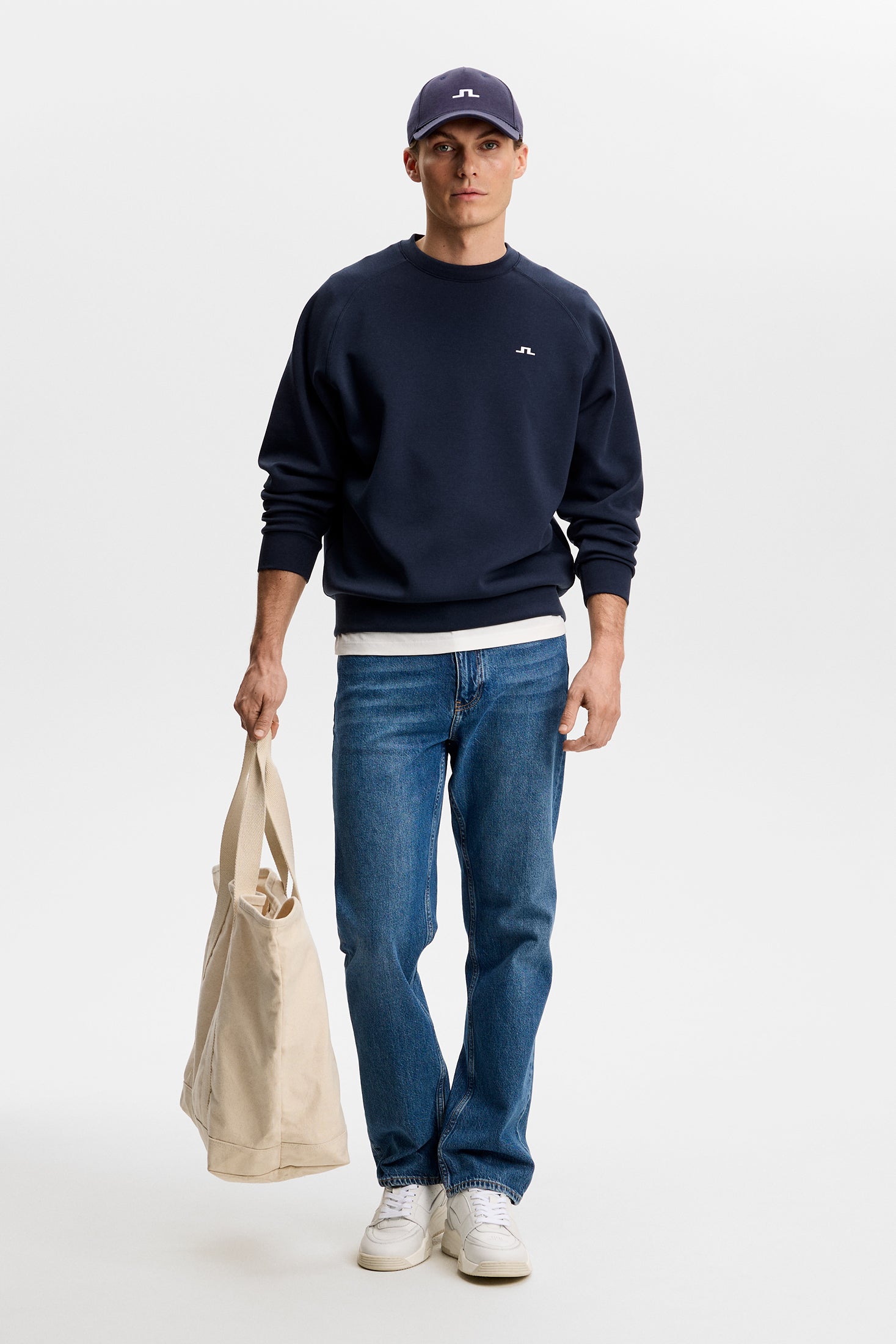 Finn Crew Neck / JL Navy – J.Lindeberg