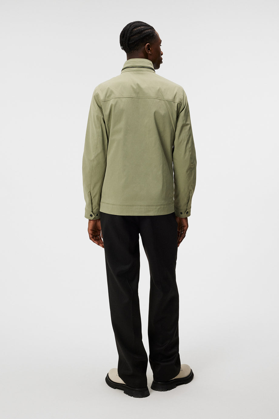 Green Poly File Jacket Bailey Poly Jacket / Oil Green – J.Lindeberg
